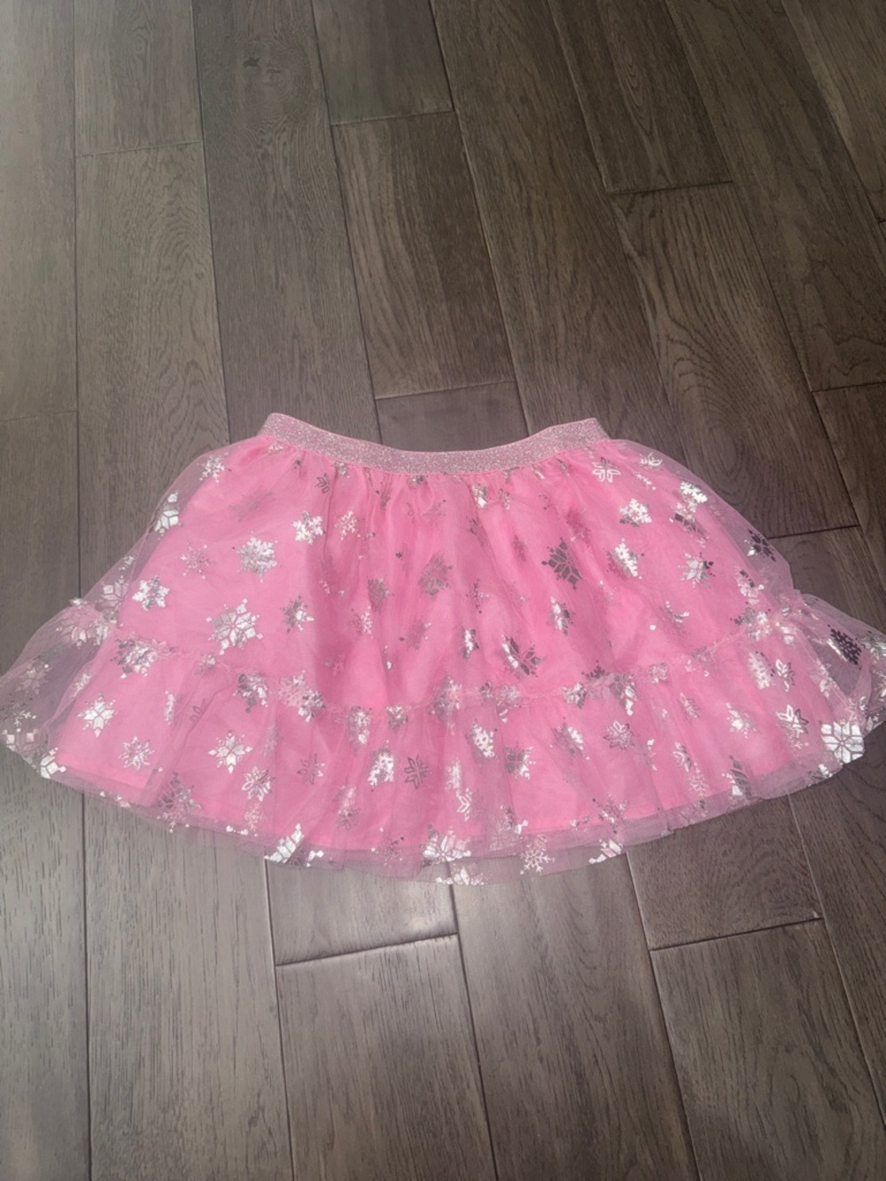 Cynthia rowley Pink Tulle Skirt with Silver Star Accents